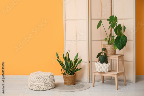 Interior of room with foldi...