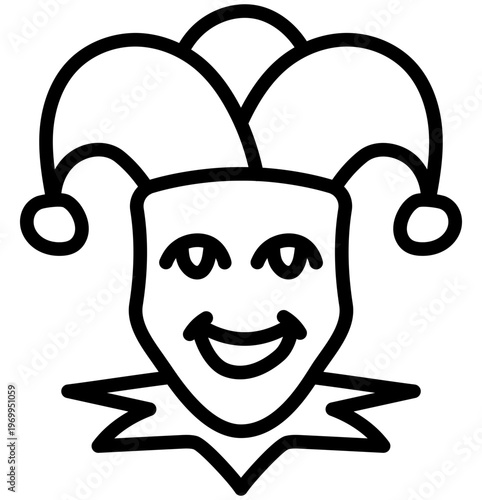 Premium download icon of joker