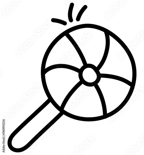 A unique design icon of lollipop