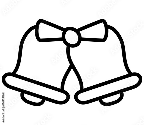 Creative design icon of jingle bells 