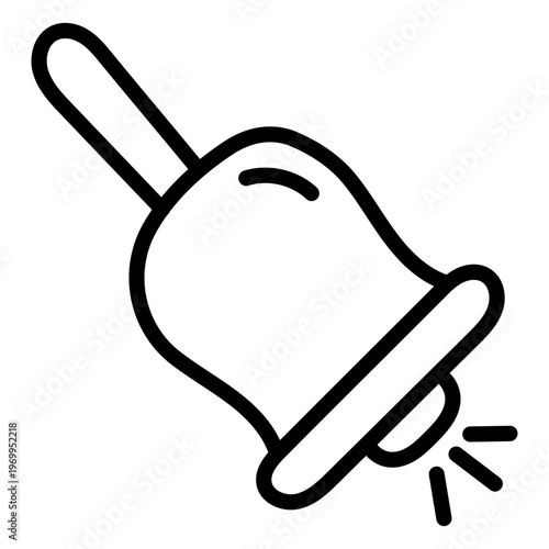 Creative design icon of jingle bell 