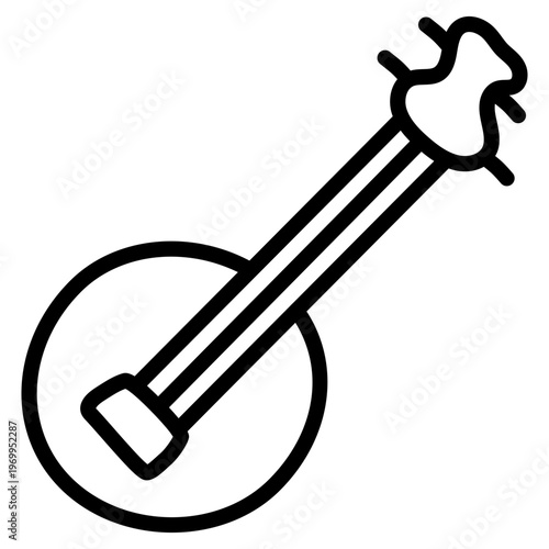 Photos A string musical instrument, banjo icon