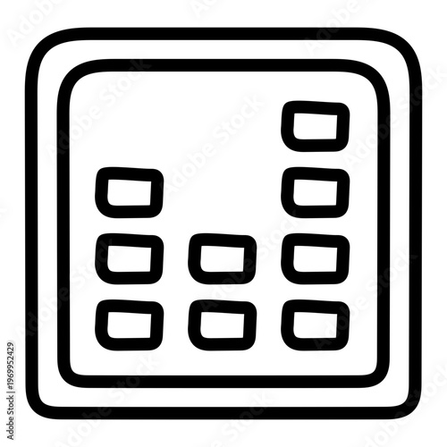 An editable design icon of volume equalizer 