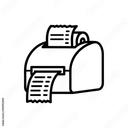 Point of sale printer machine.