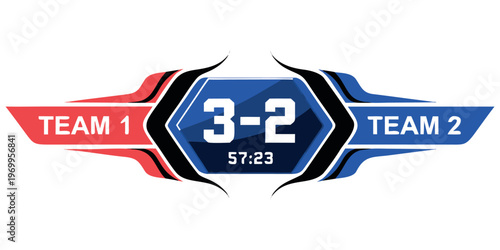 A vector illustration of an American USA state flag button icon and badge symbol design for a business election campaign or vote sale banner label.