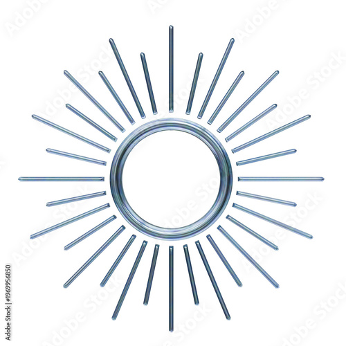 glowing halo Glassmorphism 3D Render Icons