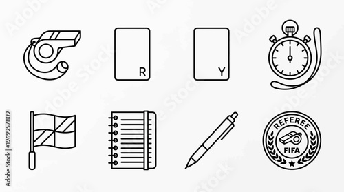 Delivery process icon set with bike, box, label, receipt, tracking, timer, route, and customer, drawn in black-and-white line art, symbolizing shipping, logistics, and package handoff.