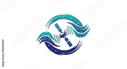 Satellite Technology Communications Network System.