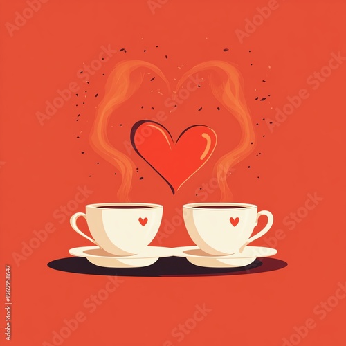 cup of coffee with heart