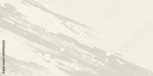 Broken beige halftone grunge texture. Abstract old grunge background.