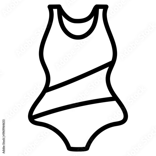 An icon design of swimsuit 