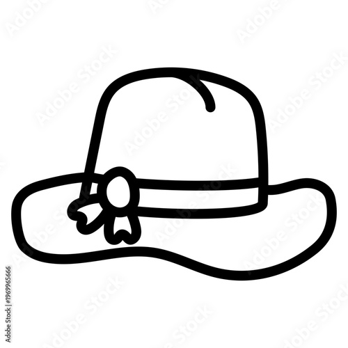 A unique design icon of hat 