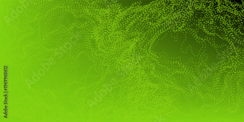 Fantastic smoke background. Magic smoke with glitter and small particles of twinkling stars, fog with glowing particles, green vapor with stardust. Vector illustration.