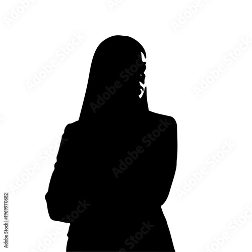 silhouette of a woman