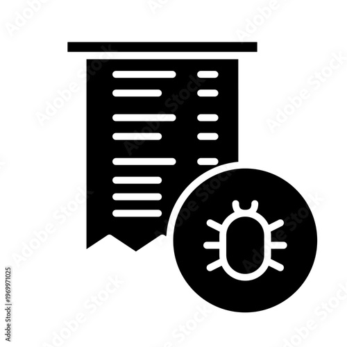 Pest icon vector. Pest control Illustration sign. Insect control symbol. pest control service logo.