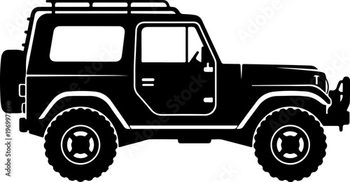 Black taxi car, vector silhouette, modern sedan, transportation icon