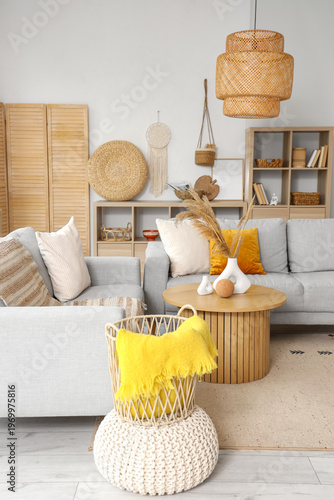 Interior of living room wit...