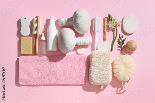 Different bath supplies for...
