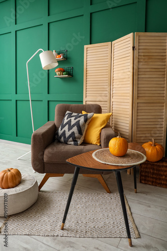 Interior of modern living r...