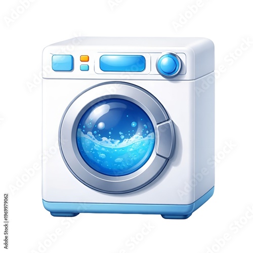 washing machine vector illustration