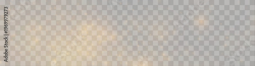 Radiant golden dust floats with glowing particles. Smooth shimmer creates festive sparkle. Perfect design element for luxury backgrounds and banners. Vector