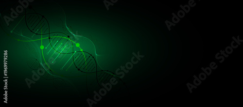 Background image about science concept, DNA in close-up.