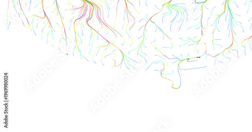 Abstract artwork featuring ...