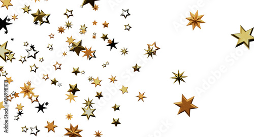 Abstract design of golden s...