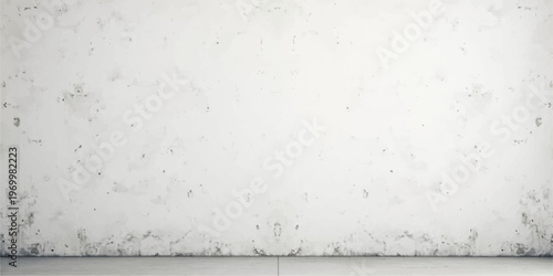 An aged grey concrete wall texture features a rough grungy surface with a dirty weathered pattern of vintage cement and plaster