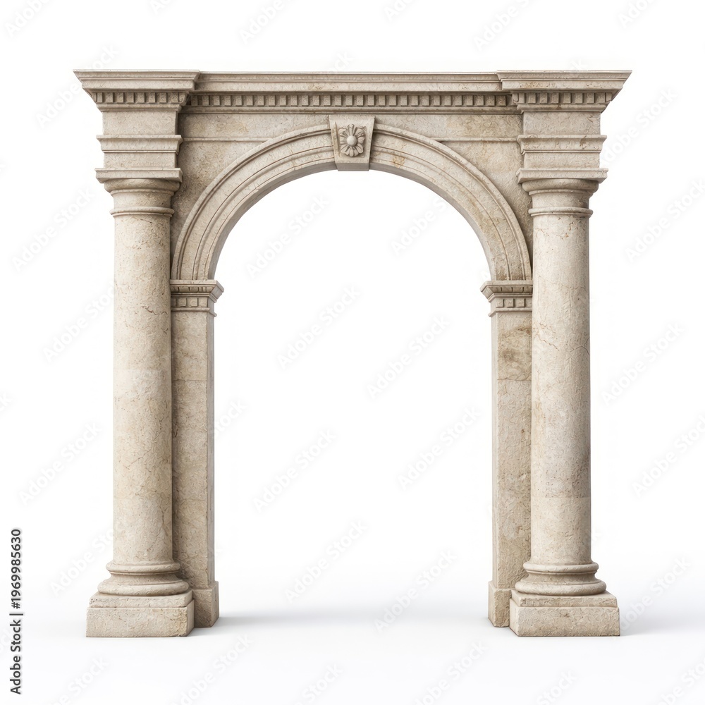 Obraz premium Elegant classical stone archway