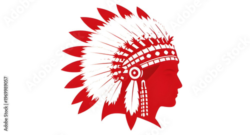 native, american, indian, chief, headdress, tribal, culture, ethnic, heritage, tradition, warrior, leader, feathers, feather, symbol, emblem, badge, logo, sticker, decal, vinyl, design, graphic, vecto
