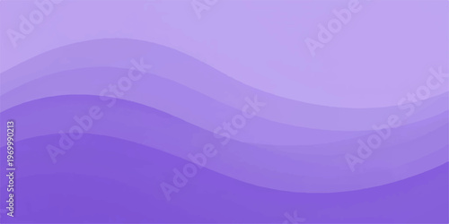 Abstract purple background featuring smooth violet waves and pink gradient curves creates a fluid motion pattern with a soft light texture for a modern vector backdrop design