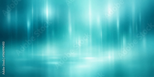 Abstract blue background with rays features a soft digital motion design of underwater ocean waves and light textures