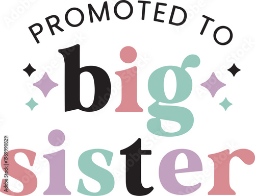 Promoted To Big Sister SVG, New Born SVG, Pregnancy Announcement SVG, Big Sister SVG, Sister SVG