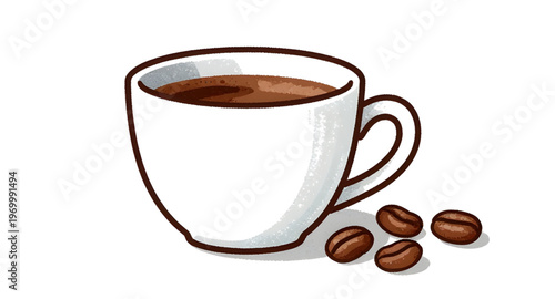 coffee cup, coffee mug, coffee beans, espresso cup, latte cup, cappuccino cup, coffee drink, hot coffee, coffee aroma, roasted beans, coffee cafe, barista coffee, morning coffee, breakfast coffee, cof