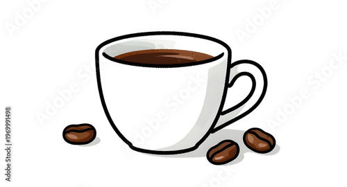 coffee cup, coffee mug, coffee beans, espresso cup, latte cup, cappuccino cup, coffee drink, hot coffee, coffee aroma, roasted beans, coffee cafe, barista coffee, morning coffee, breakfast coffee, cof