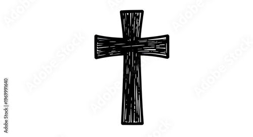 Photography cross silhouette drawing, christian cross silhouette, religious cross icon, holy
