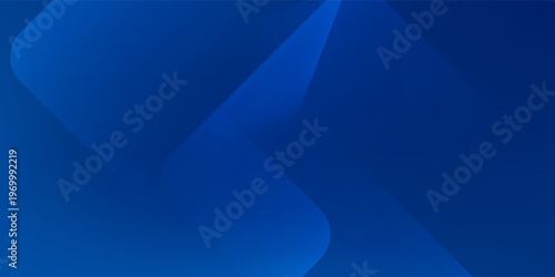 Corporate Blue Geometric Background with Cutting Edge Technology Gradient and Digital Network Elements