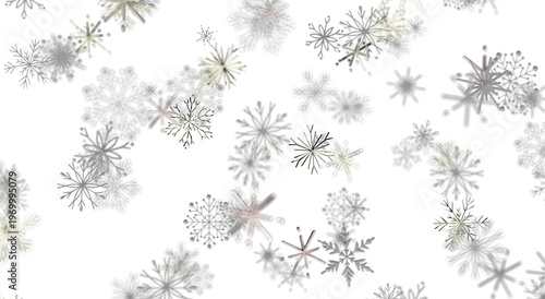 Abstract snowflake patterns...