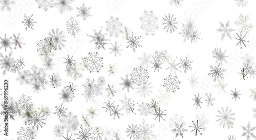 Decorative snowflake patter...