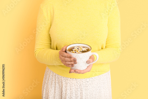 Beautiful young woman with ...