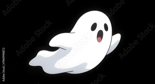 ghost, spooky, halloween, spirit, phantom, specter, apparition, boo, scary, cute, funny, cartoon, character, mascot, creature, monster, fantasy, horror, eerie, night, dark, white, floating, transparen