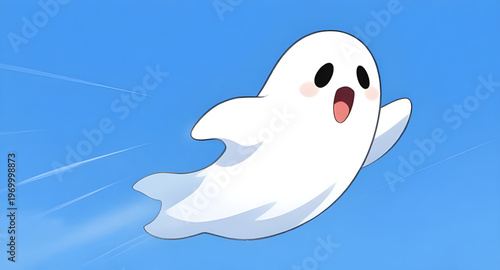 ghost, spooky, halloween, spirit, phantom, specter, apparition, boo, scary, cute, funny, cartoon, character, mascot, creature, monster, fantasy, horror, eerie, night, dark, white, floating, transparen