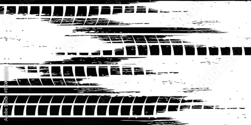 Black tire tread marks, wheel texture, tire marks - auto racing, motocross, drift, rally, off-road, and more. modern
