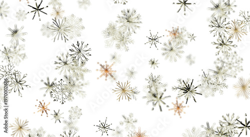 Decorative abstract snowflake pattern, perfect for winter and holiday design projects.
