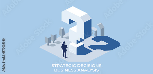 A determined businessman embarks on a challenging ascent towards a towering, abstract mountain, symbolizing ambition, career growth, and the journey to achieving success