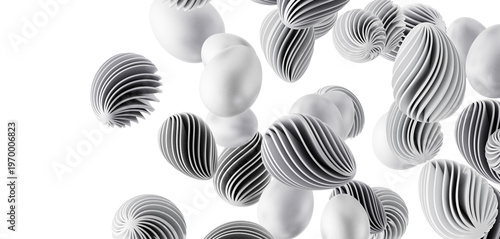 Abstract composition of gra...