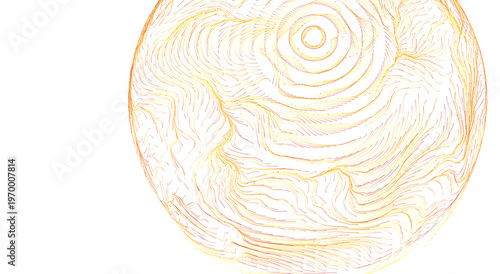 Abstract golden lines in a ...