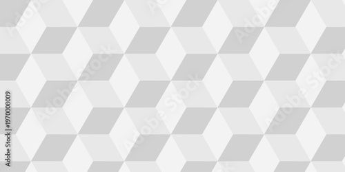 Seamless geometric pattern isometric cubic. Mosaic cube pattern vector tile blank wallpaper.	