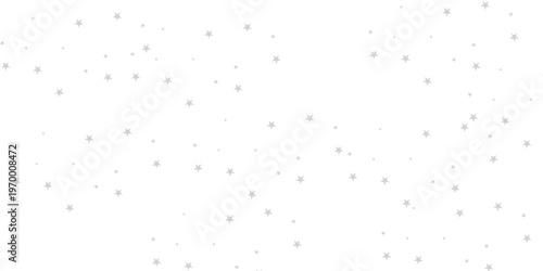 seamless pattern with gray tars shiny glittering on transparent background. Twinkle star vector png confetti pattern.